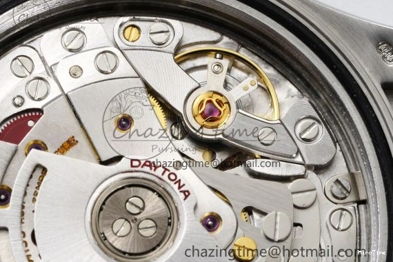 MiroTime 0425 Daytona 116519 Clean Factory 1:1 Best Edition Black Diamonds Dial on Oysterflex Rubber Strap SA Comfortable 1829